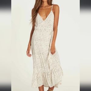 Billabong hold me tight wrap maxi dress